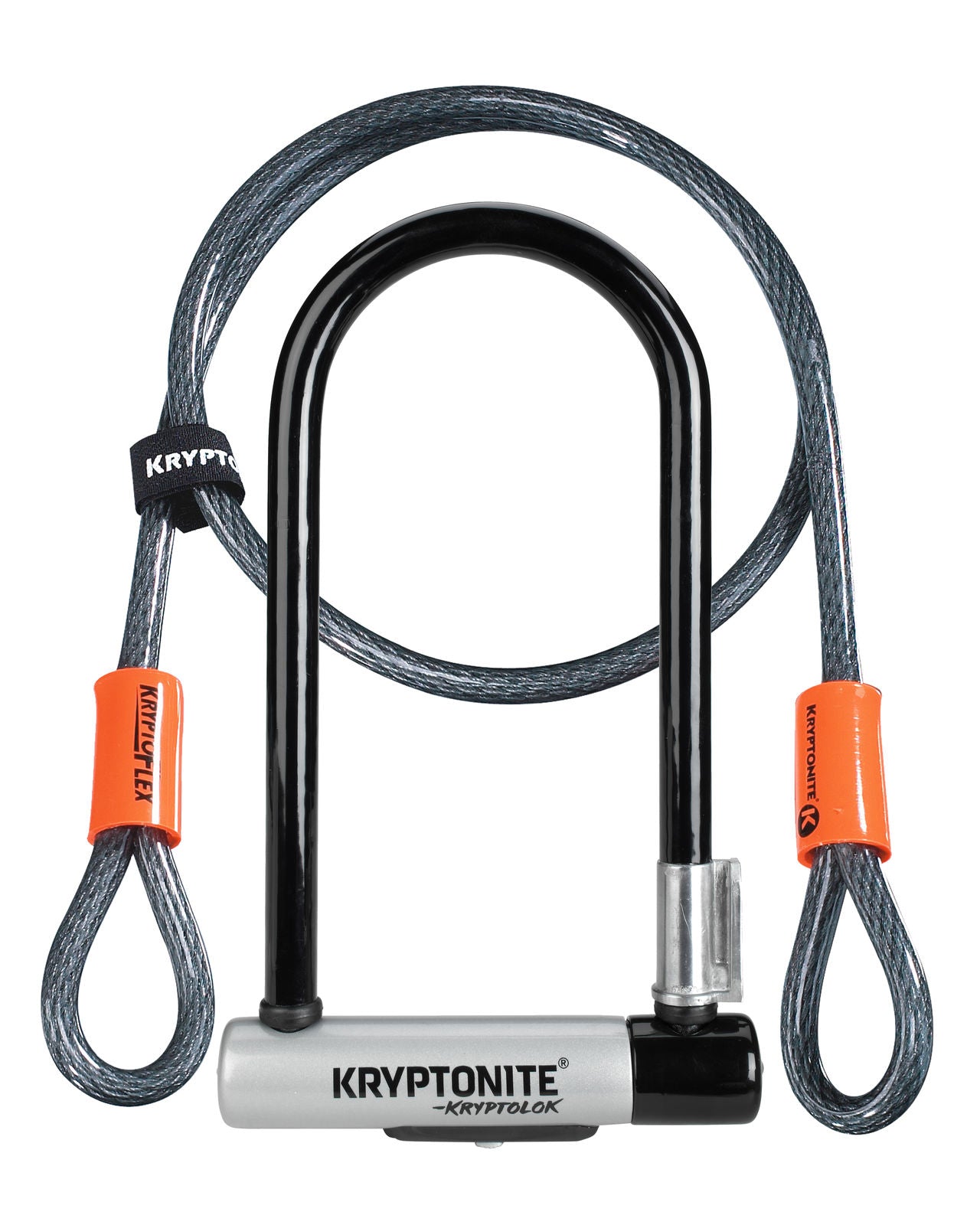 Kryptonite U-Lock/Cable Kryptolok 2 10.2x22.9cm Cable 4ft Negro/Gris
