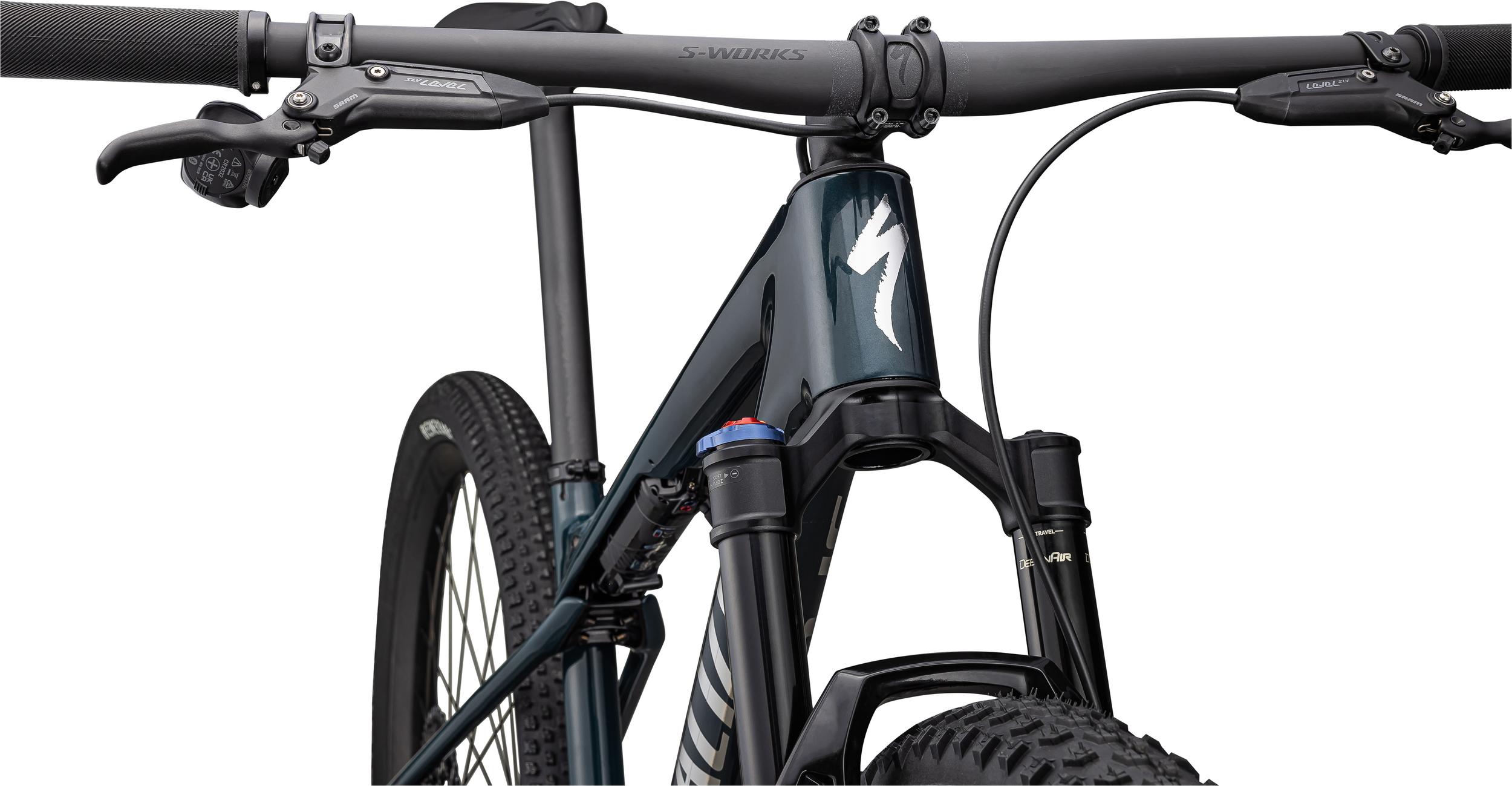 Bicicletas MTB XC Epic World Cup Pro Specialized 2024 Gloss Deep Lake Metallic/Chrome #5