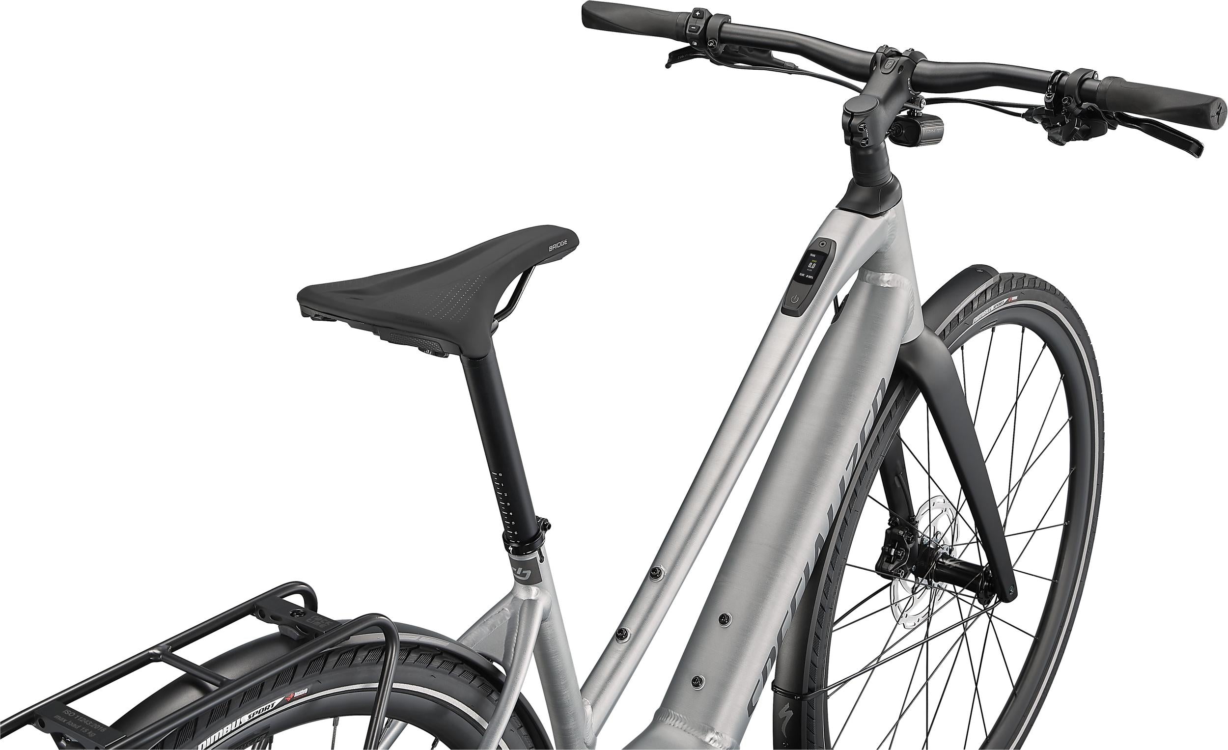 Bicicletas Electricas eUrbanas Specialized Vado SL 5.0 ST EQ Brushed/Black Reflective #3