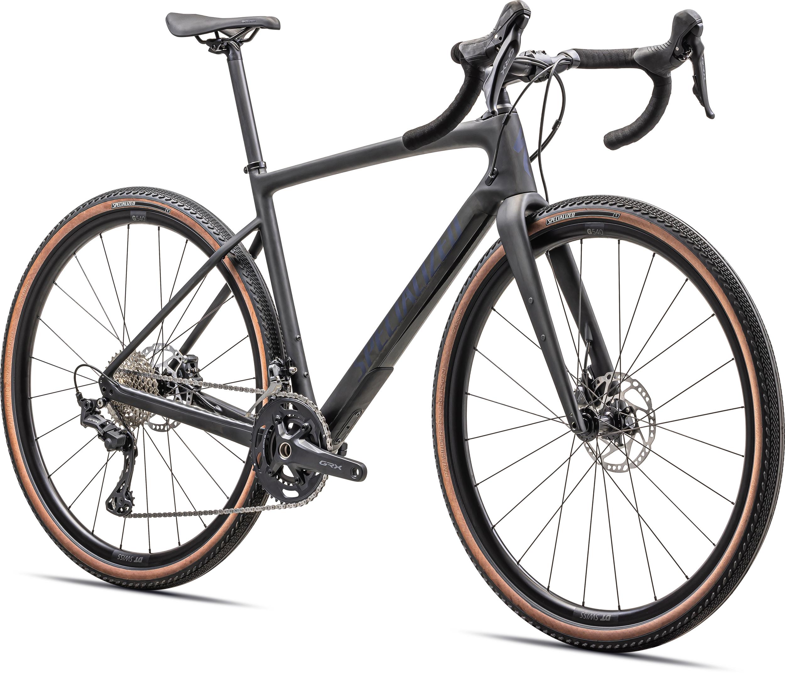 Bicicletas Gravel Diverge Sport Carbon Specialized 2024 Satin Carbon/Blue Onyx