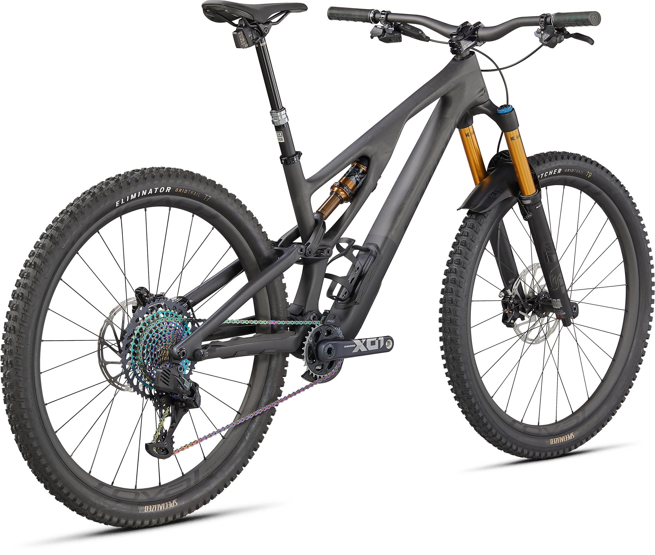 Bicicletas Trail Specialized Stumpjumper Evo S-Works Satin Brushed Blackiquid Metal/Carbon/Black #2