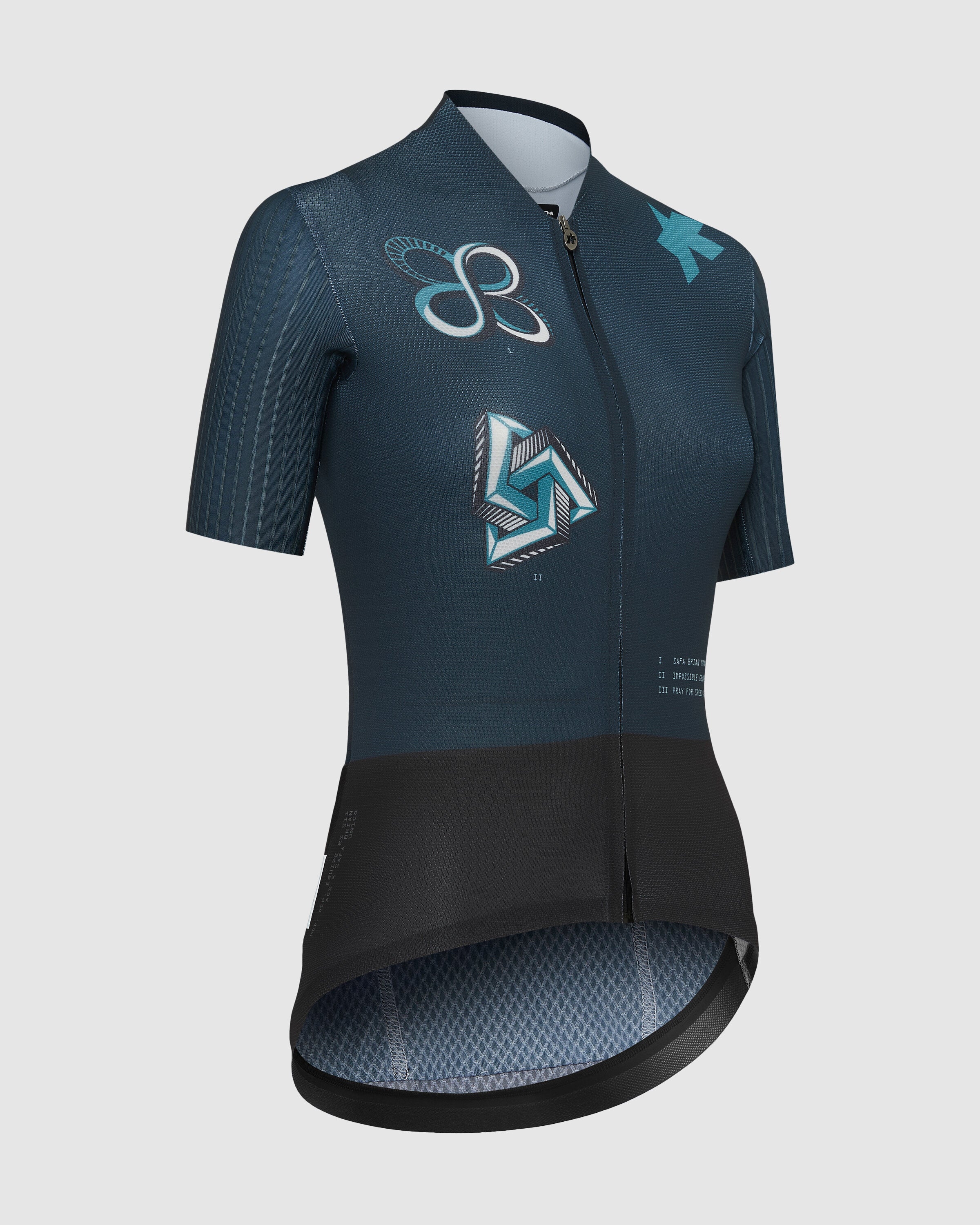 Maillot Manga Corta Assos Dyora RS S11 X Safa Brian Mujer Impossible Green #3