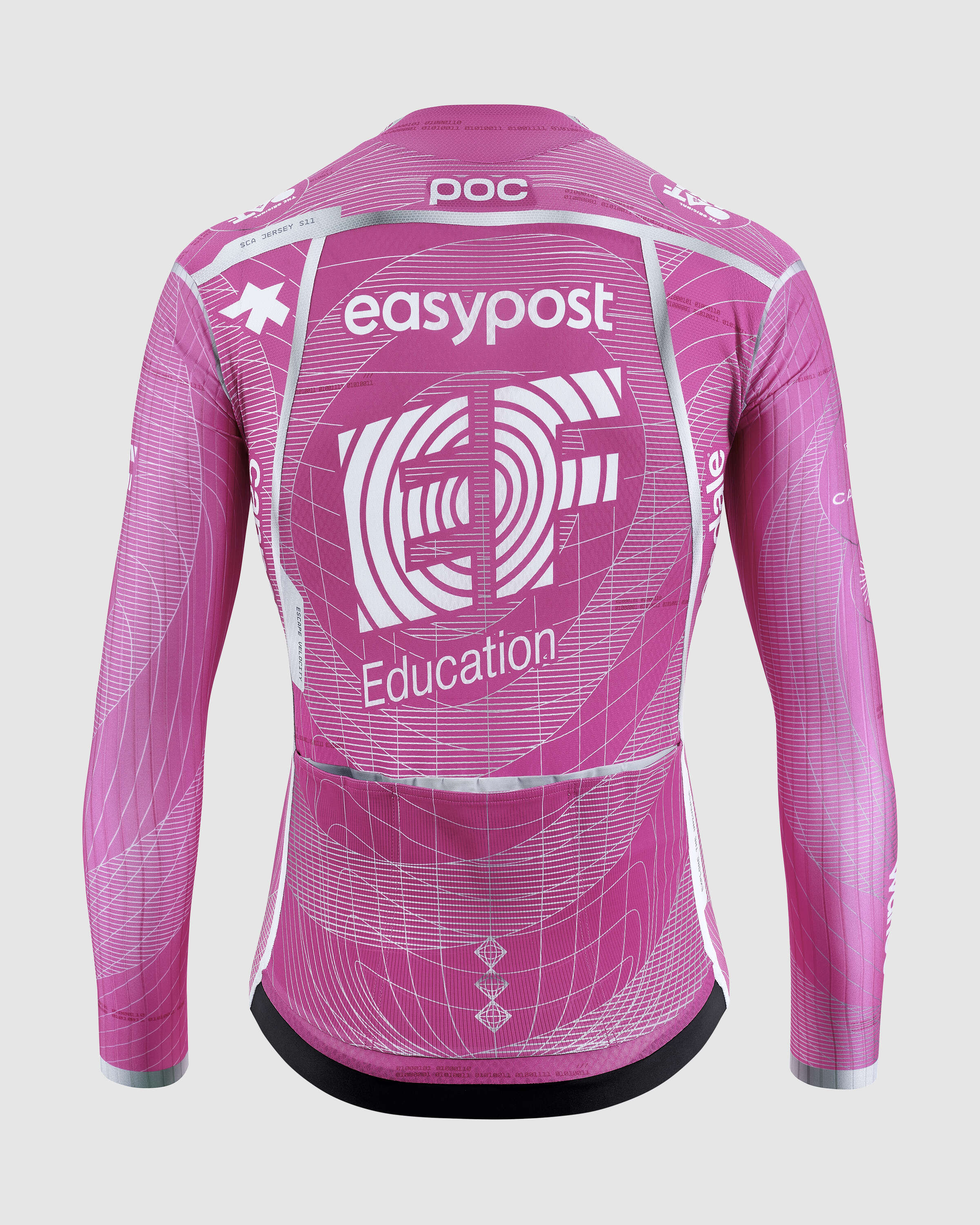 Maillot Manga Larga Assos Equipe RS LS S11 EF Hombre Pink EF #3