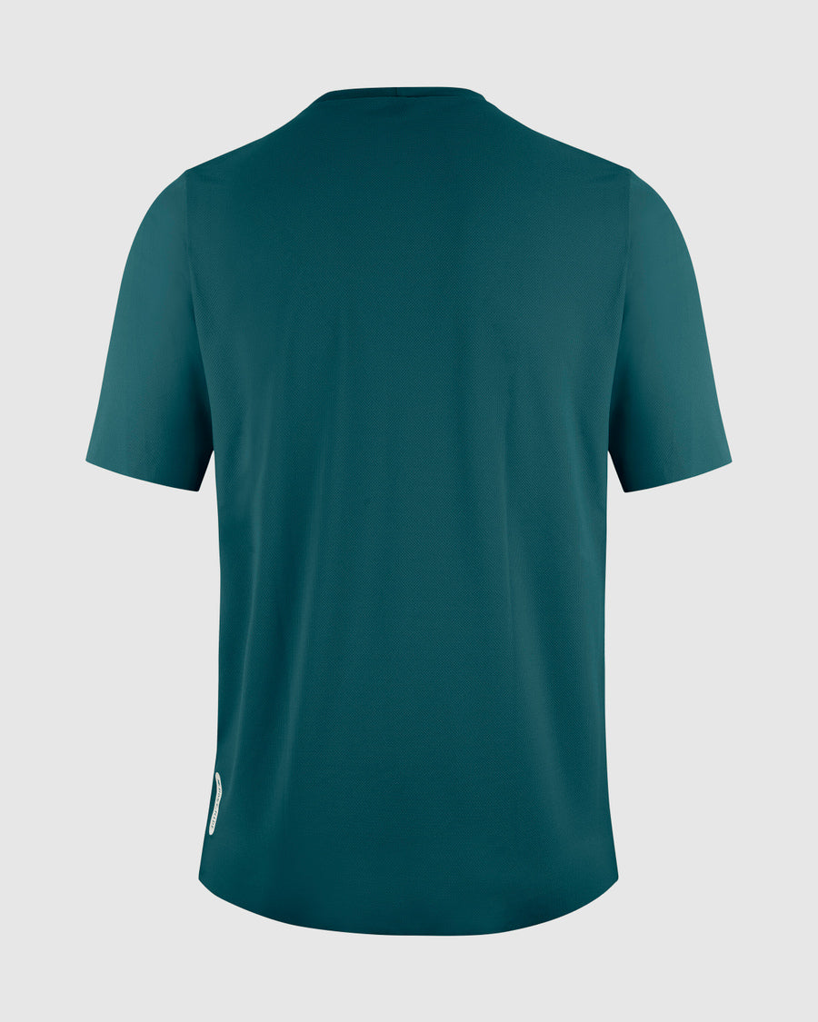 Camiseta Manga Corta Assos Tactical T5 Post Ride Hombre Deep Petrol #2