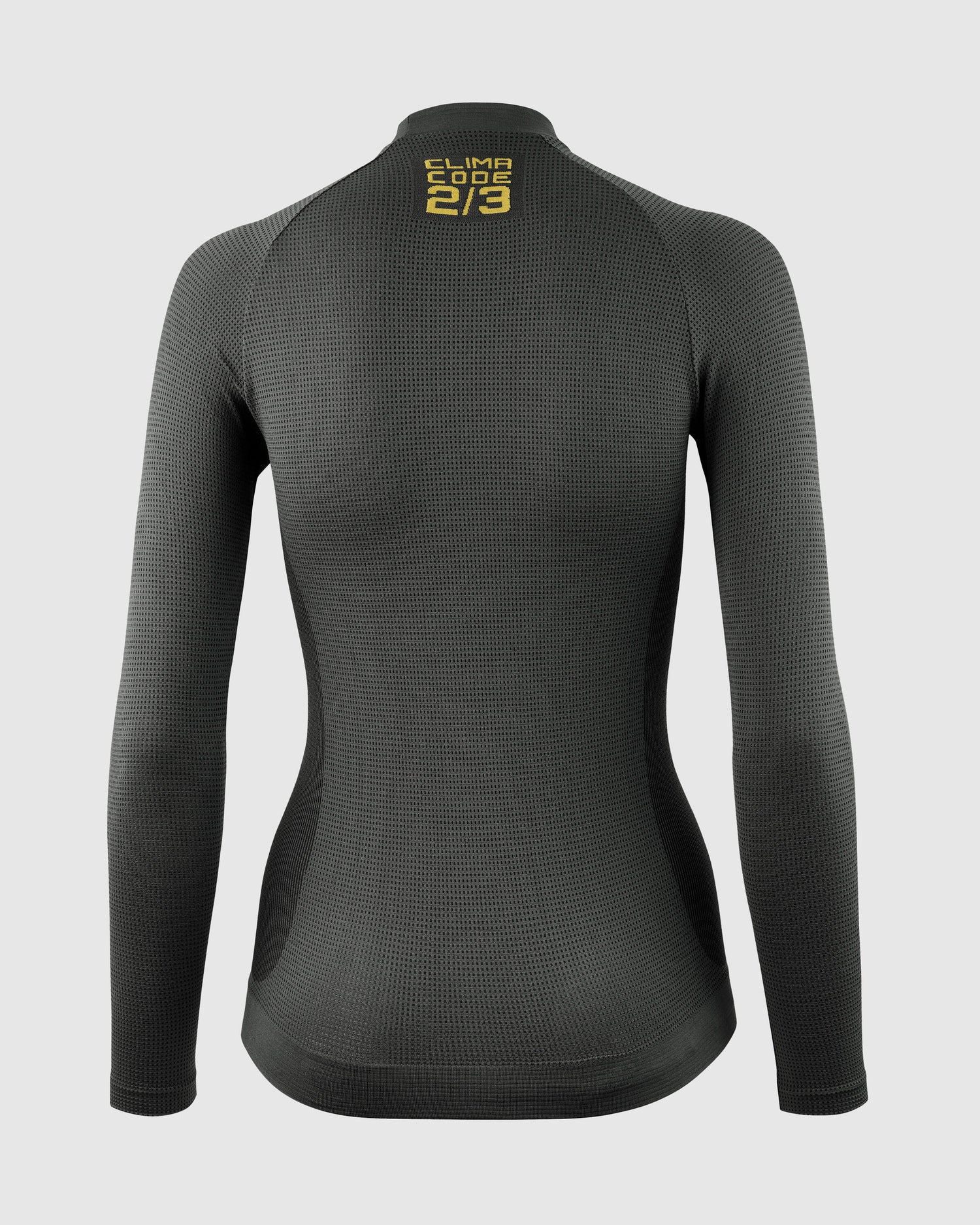 Assos P1 Camiseta Interior Manga Larga Primavera/Otoño Mujer Anthracite Grey #2