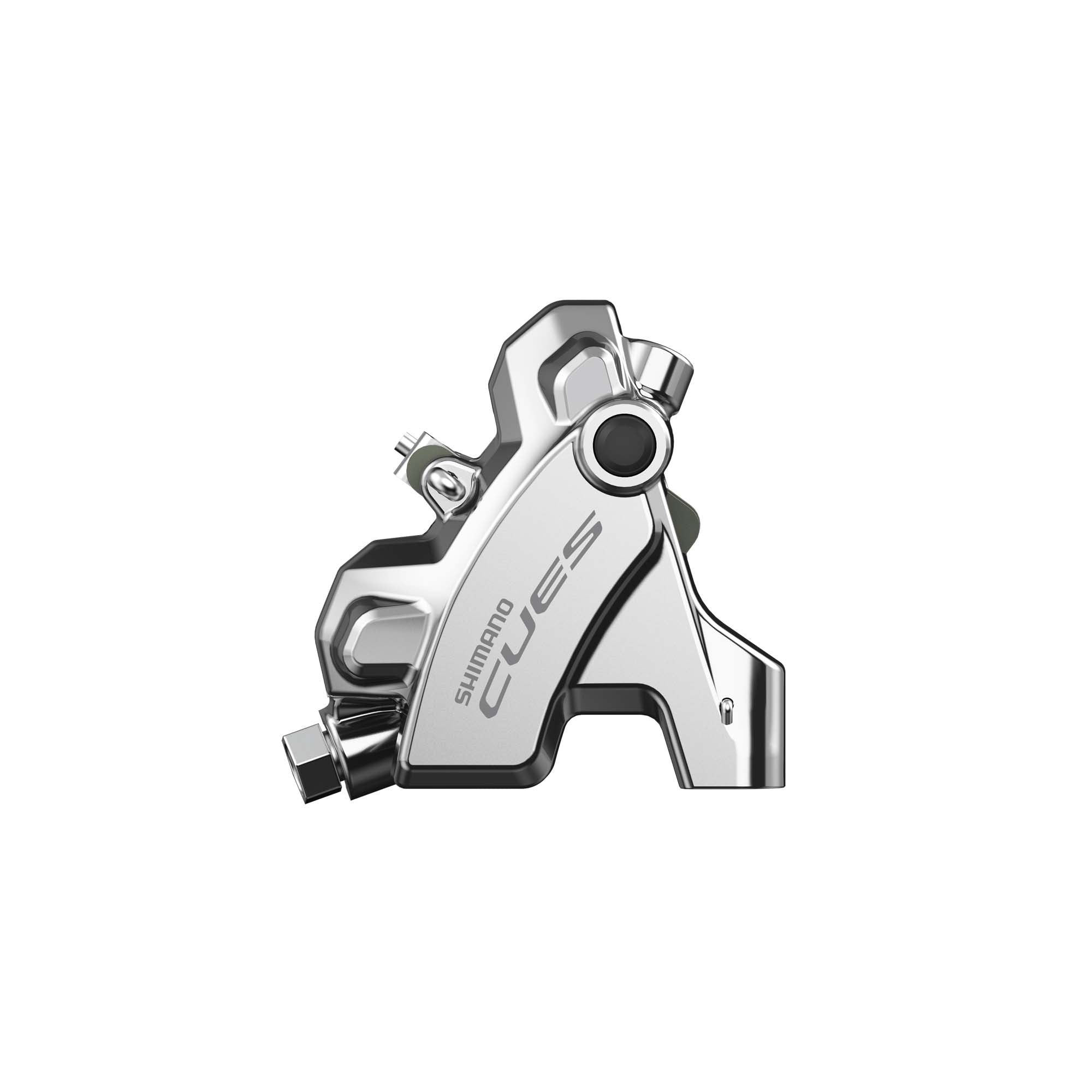 Pinza Freno Disco Hidráulico Shimano Cues BR-U6030-R 2 Pistones Flat Mount Trasera Plata