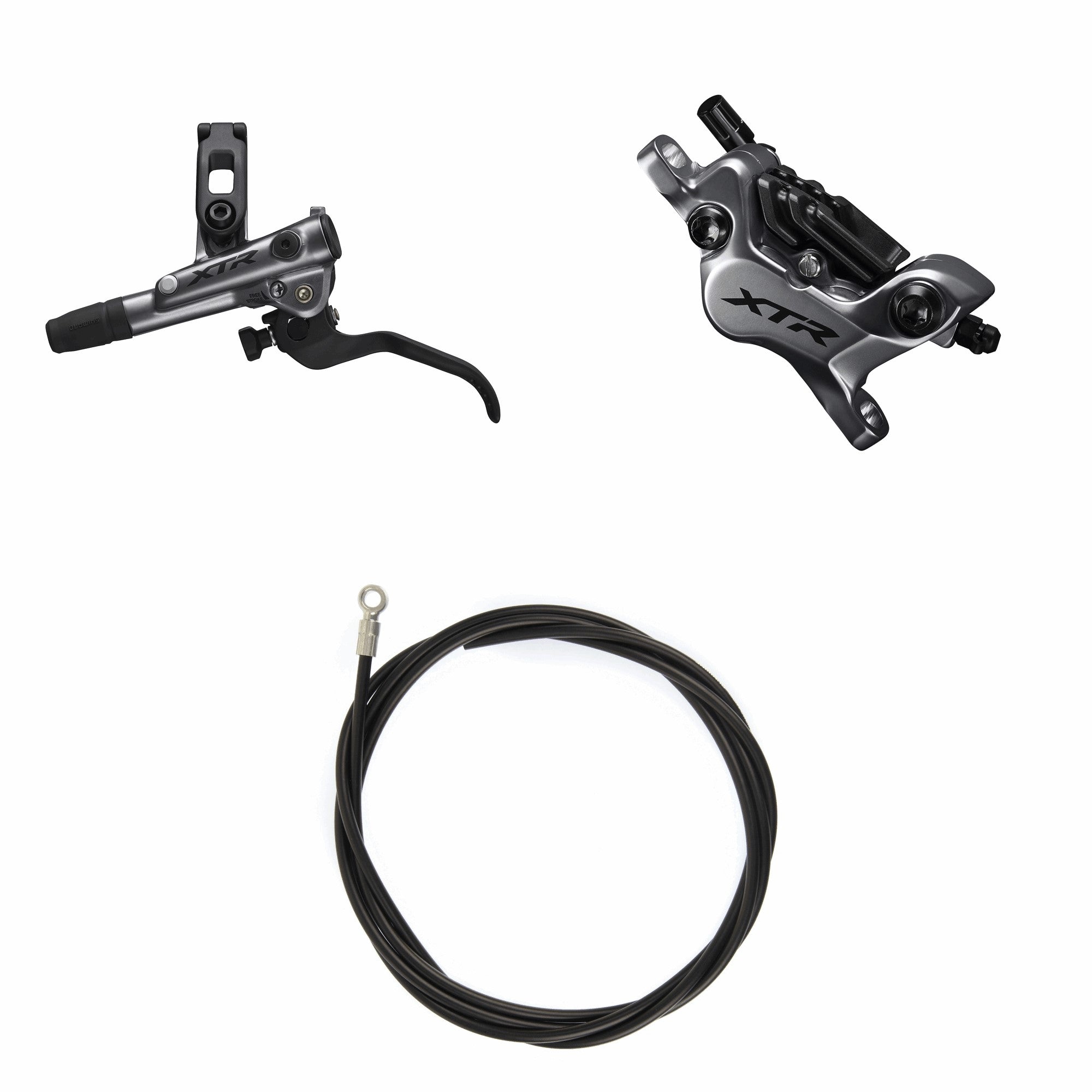 Kit Freno Disco Hidráulico Shimano XTR BR-M9120/BL-M9120 Delantero/Izquierdo Resina Aletas Sin Adaptador Latiguillo 1000mm Negro #2