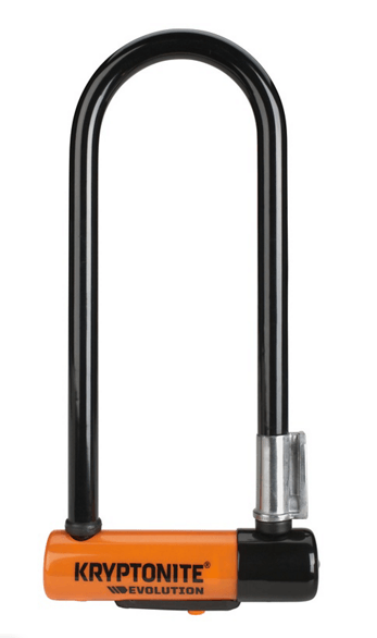 Kryptonite U-Lock Evolution Mini 9 8.3x24.1cm Soporte Naranja/Negro