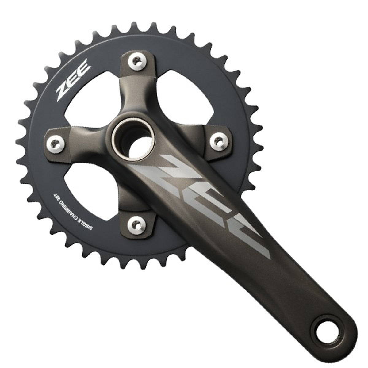 Juego Bielas/Plato Shimano Zee FC-M645 36d 10v Cazoletas BSA Negro