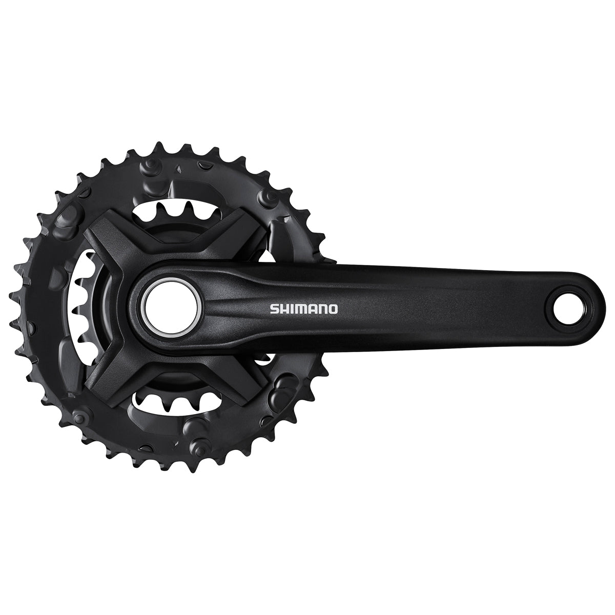 Juego Bielas/Platos Shimano FC-MT210-2 36/22d 9v Sin Cazoletas Negro