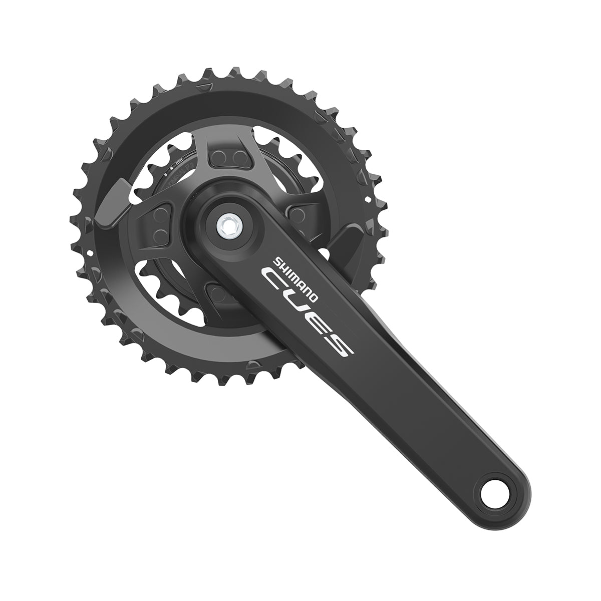 Juego Bielas/Platos Shimano Cues FC-U4010-2 36/22d 9/10/11v Sin Cazoletas Negro