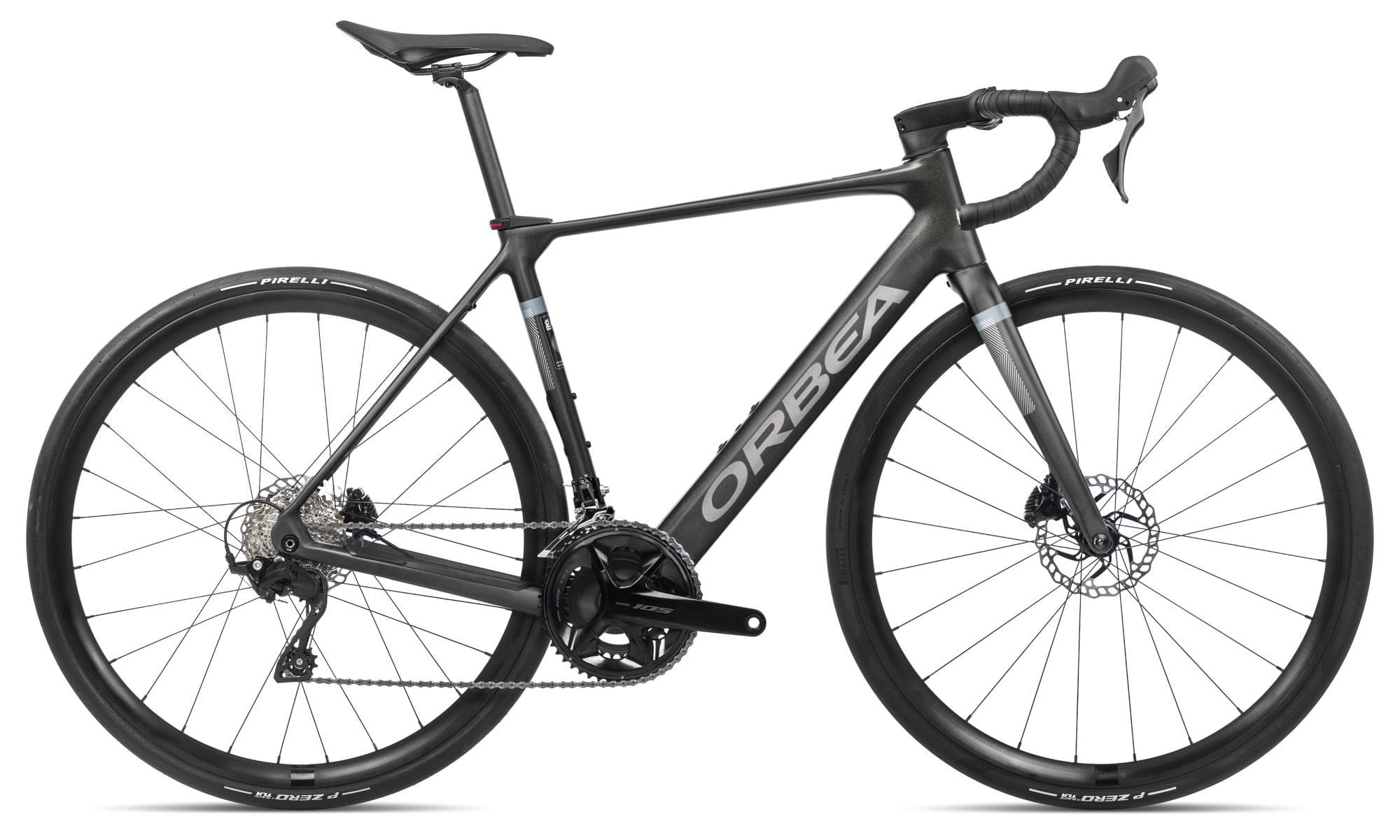 Bicicletas Electricas eRoad Orbea Gain M30 2024 Infinity Green Carbon View Matt