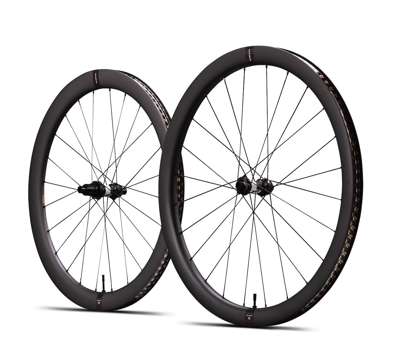 Reserve 42/49 Turbulent Aero Road Wheelset DT Swiss 350 HG-EV Center Lock Black