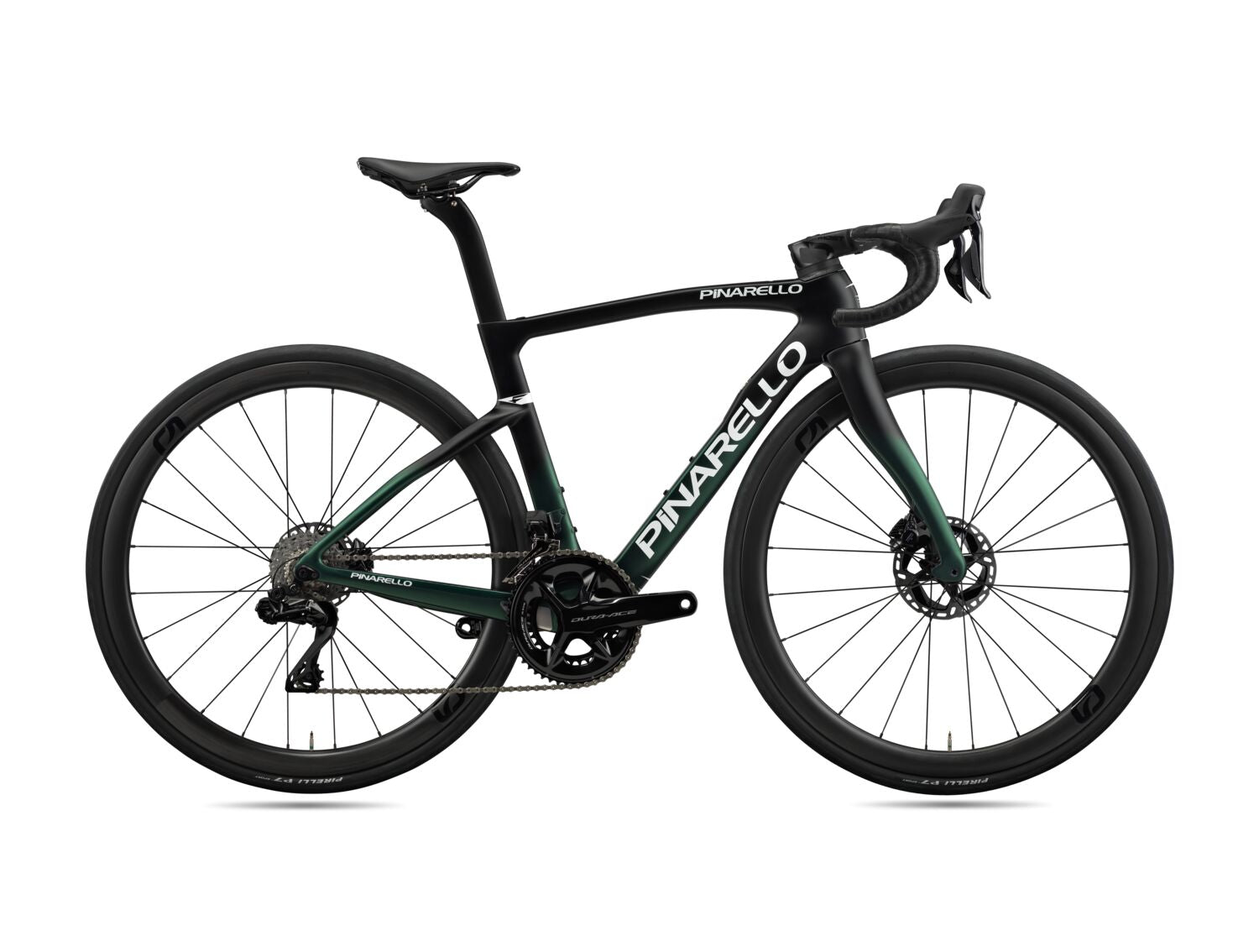 Pinarello F7 DT Swiss A1800 Spline E300-Fastest Green Ultegra Di2 12v