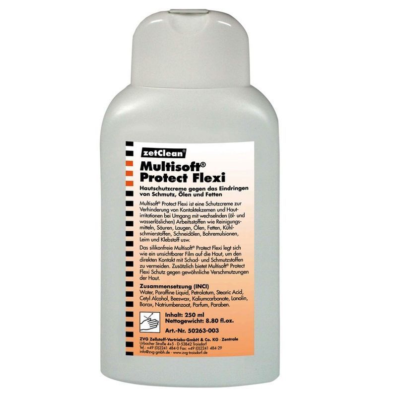 Crema de Manos Hidratante ZVG Multisoft Protect Flexi 1L Blanco