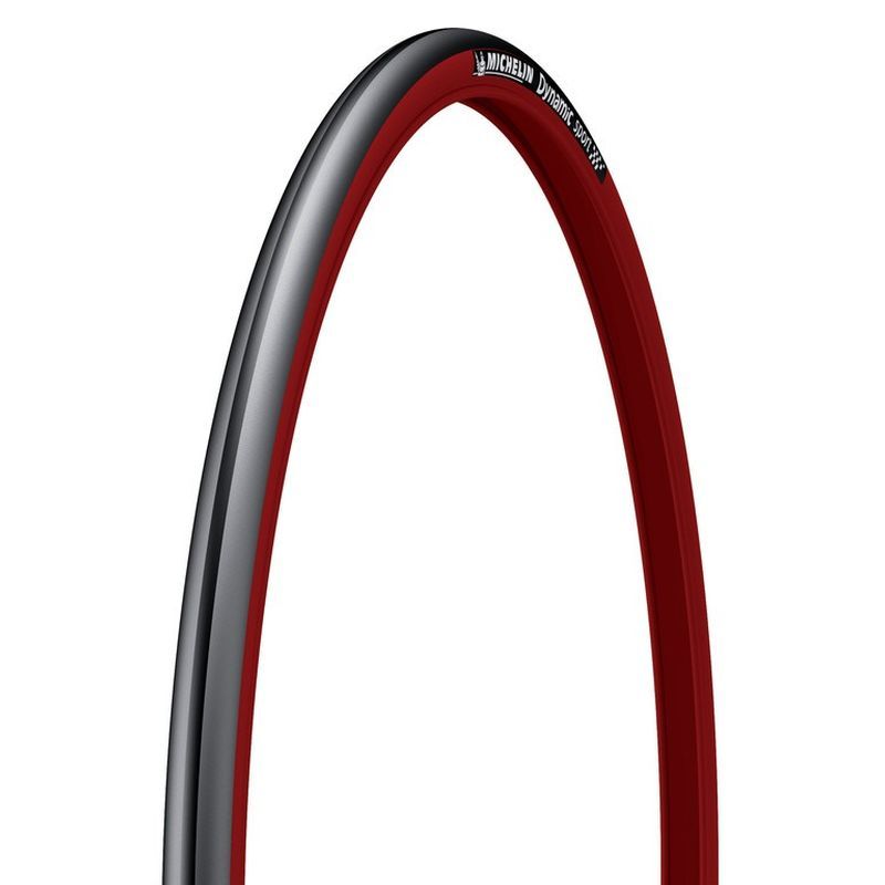 Cubierta Michelin Dynamic Sport 700x23 Acces Line Reflectante Negro/Roja
