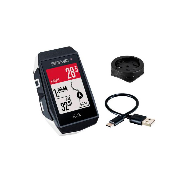 Ciclocomputador Gps Sigma Rox 11.1 Evo 150+ Funciones Blanco