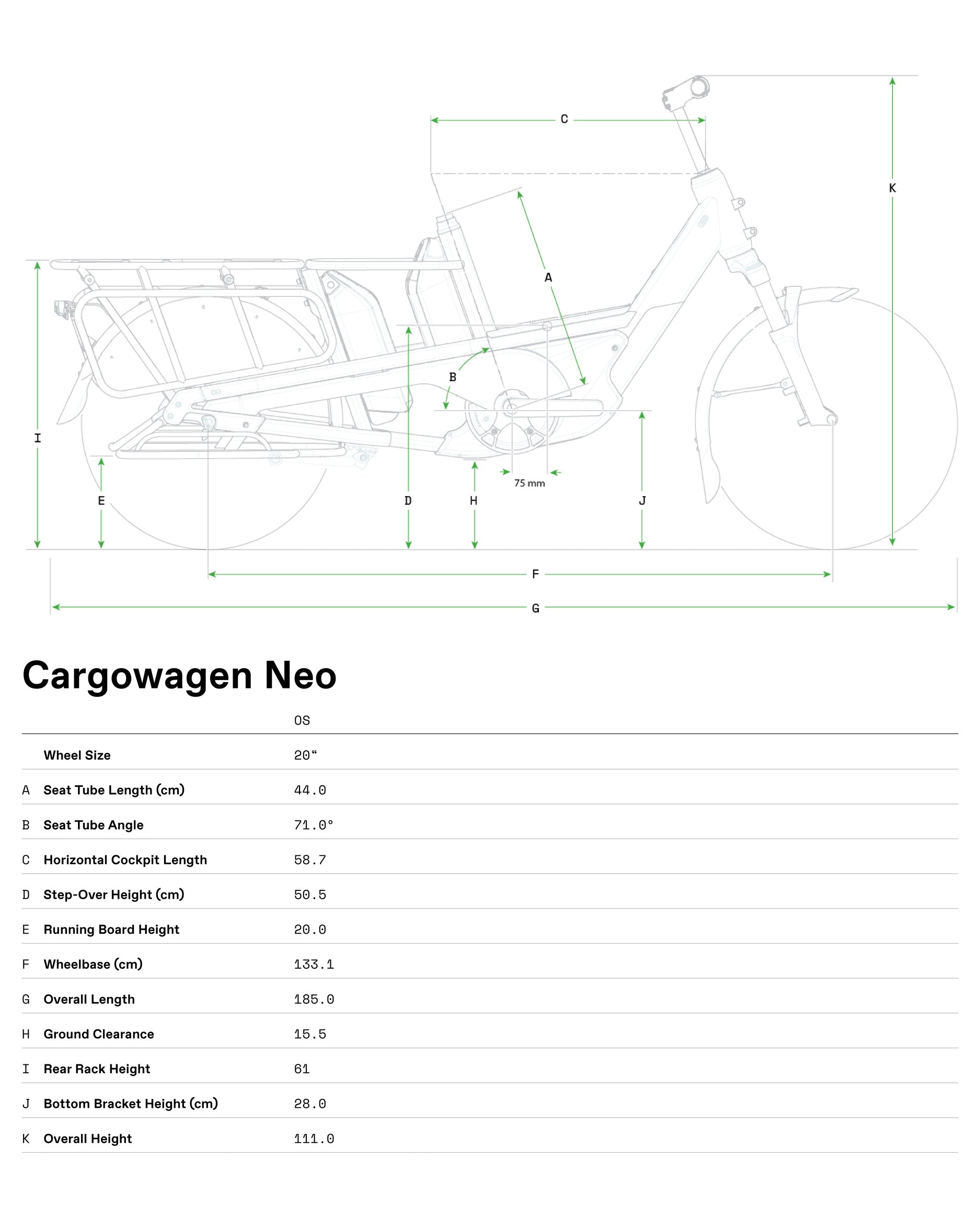 Bicicletas Electricas eCargo Cargowagen Neo 1 Cannondale 2024 Midnight #3