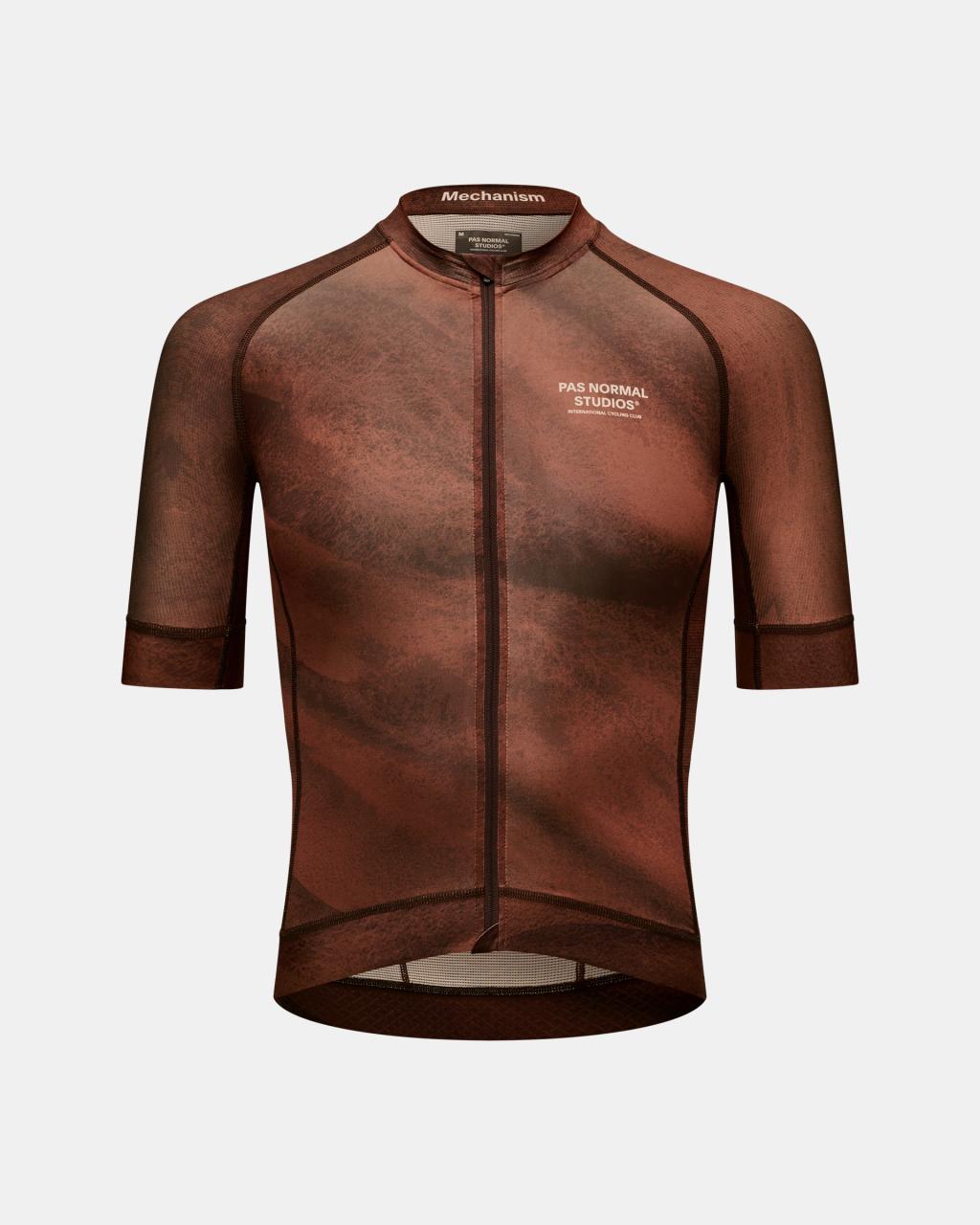 Maillot Manga Corta Pas Normal Studios Mechanism Hombre AOP Light brown