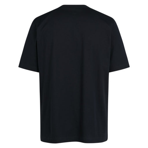 Camiseta Algodón Logo Grande Rapha Hombre Negro/Negro #2