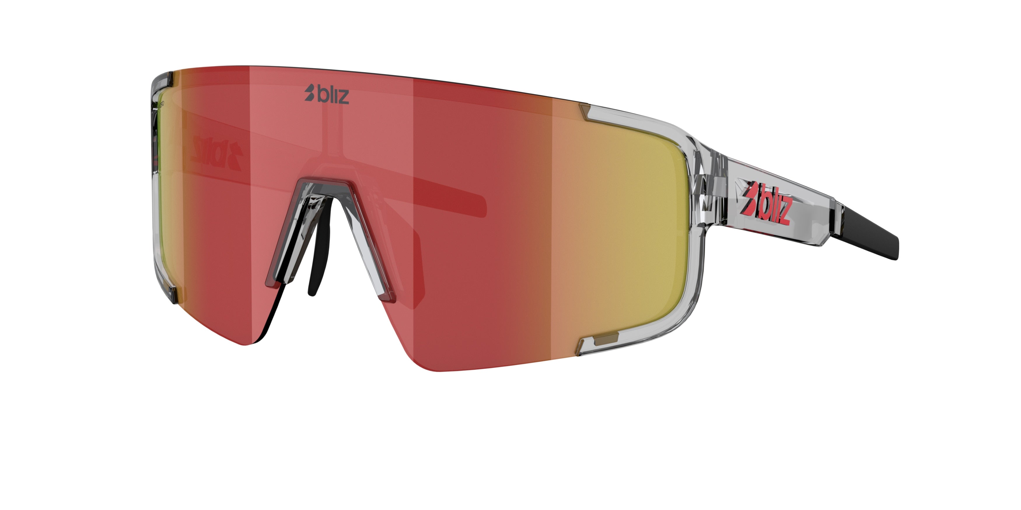 Gafas Sol Bliz P003/Gris Oscuro Transparente/Rojo