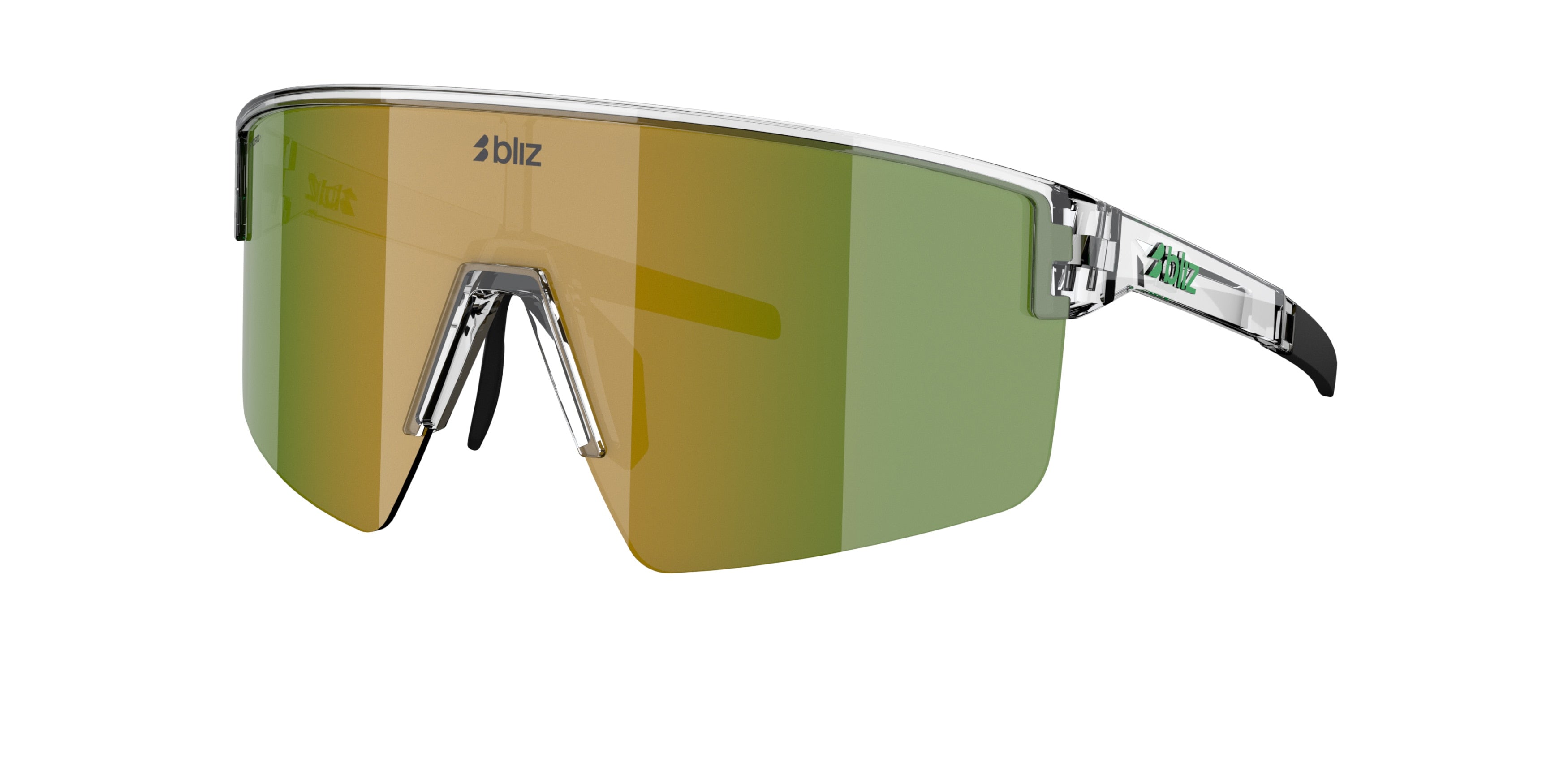 Gafas Sol Bliz P004/Blanco Transparente/Verde
