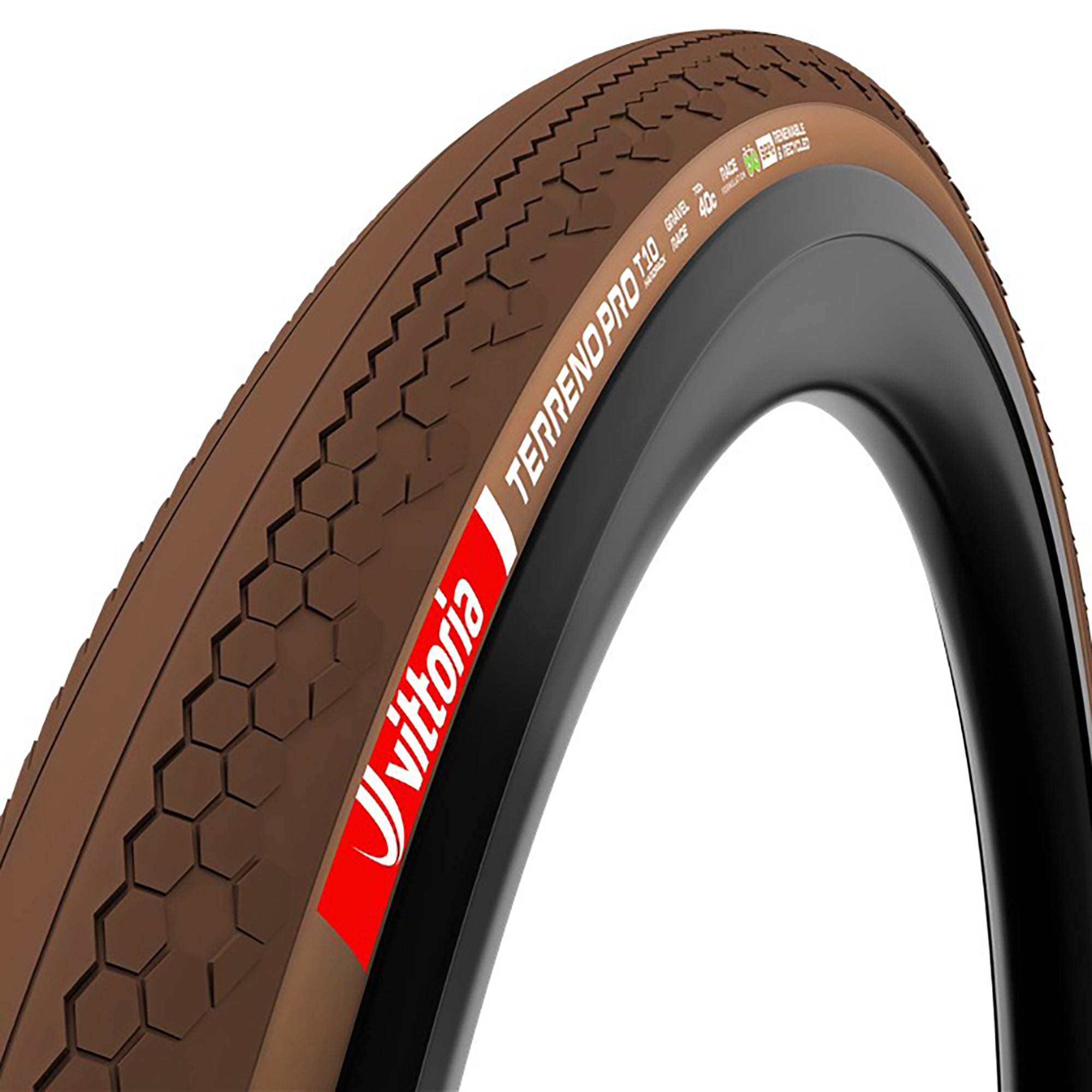 Cubierta Vittoria Gravel Terreno Pro T10 TLR ECO Marrón #2