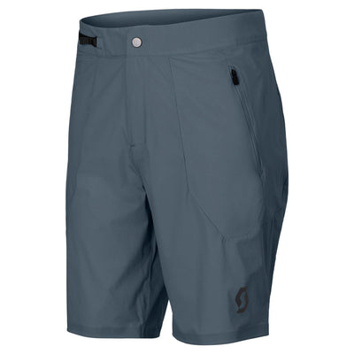 Pantalón Corto MTB Scott Vertic Pro SL Hombre Crag Blue