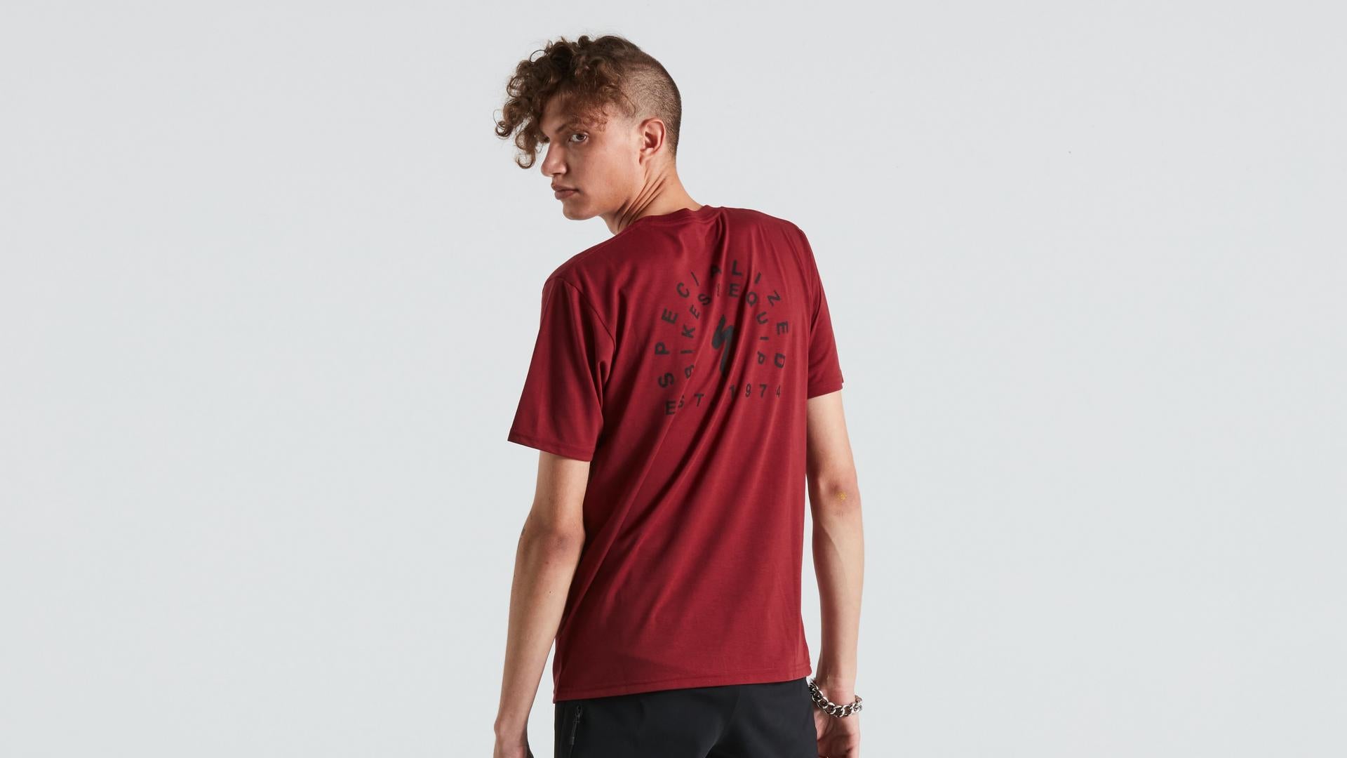 Stoke Tee Manga Corta Specialized Marrón #2