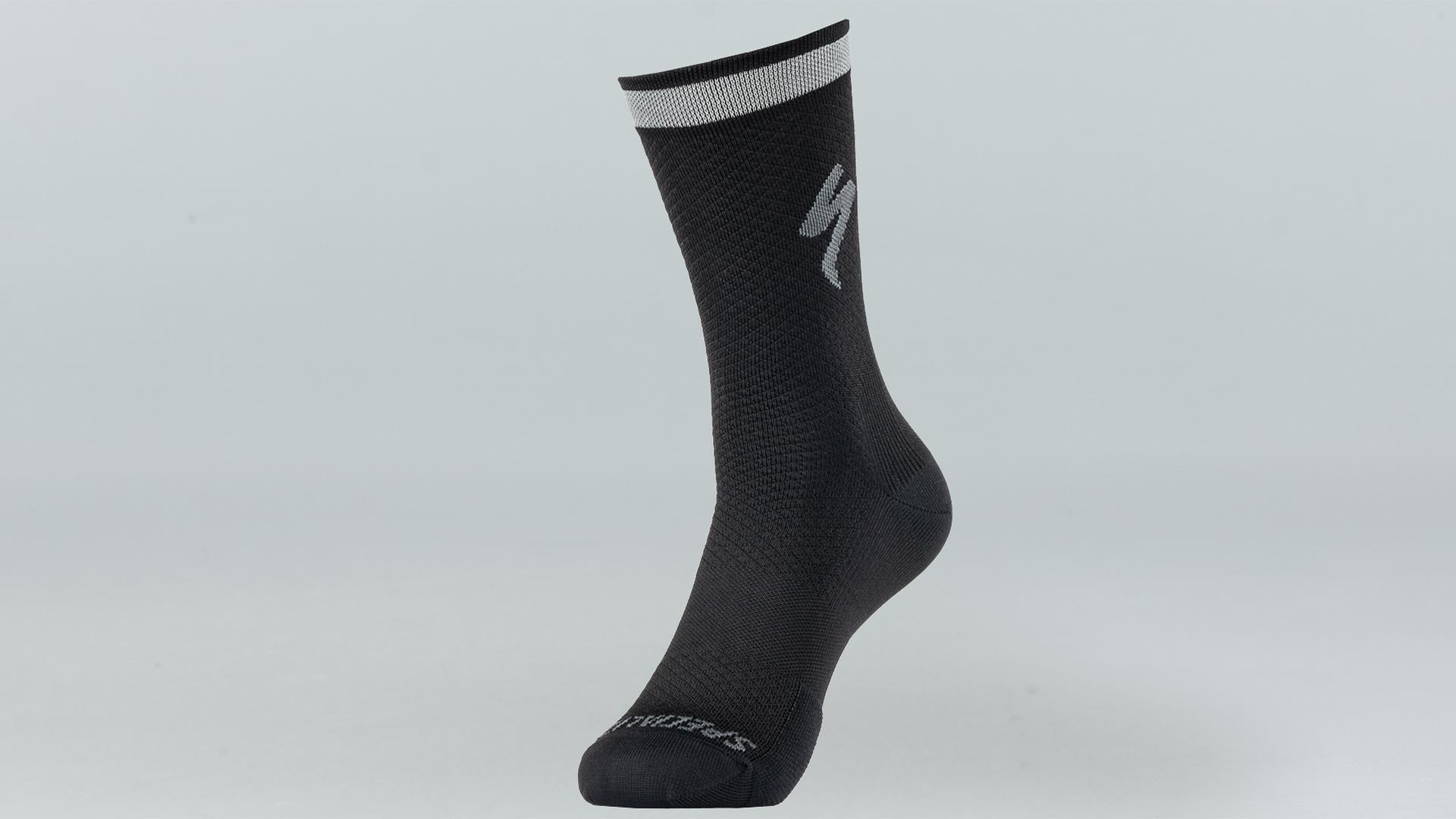 Soft Air Reflective Calcetines Altos Specialized Negro