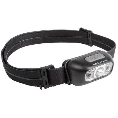 Luz Frontal Cabeza Led M-wave Helios Runner 140 Usb Negro