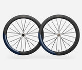Oquo Juego Ruedas Carretera RA57LTD CS Shimano HG Metallic Navy Blue Matt
