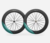 Oquo Juego Ruedas Carretera RA80LTD CS Shimano HG Metallic Jade Matt