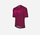 Maillot Manches Courtes Hiru Core Homme Grenat