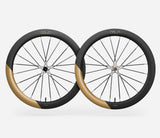 Oquo Juego Ruedas Carretera RA57LTD CS Shimano HG Metallic Golden Sand Matt