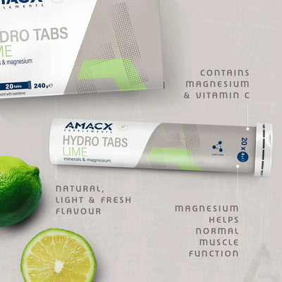 Pastillas Hidratación Amacx Hydro Tabs Lima Pack 3uds Transparente #3