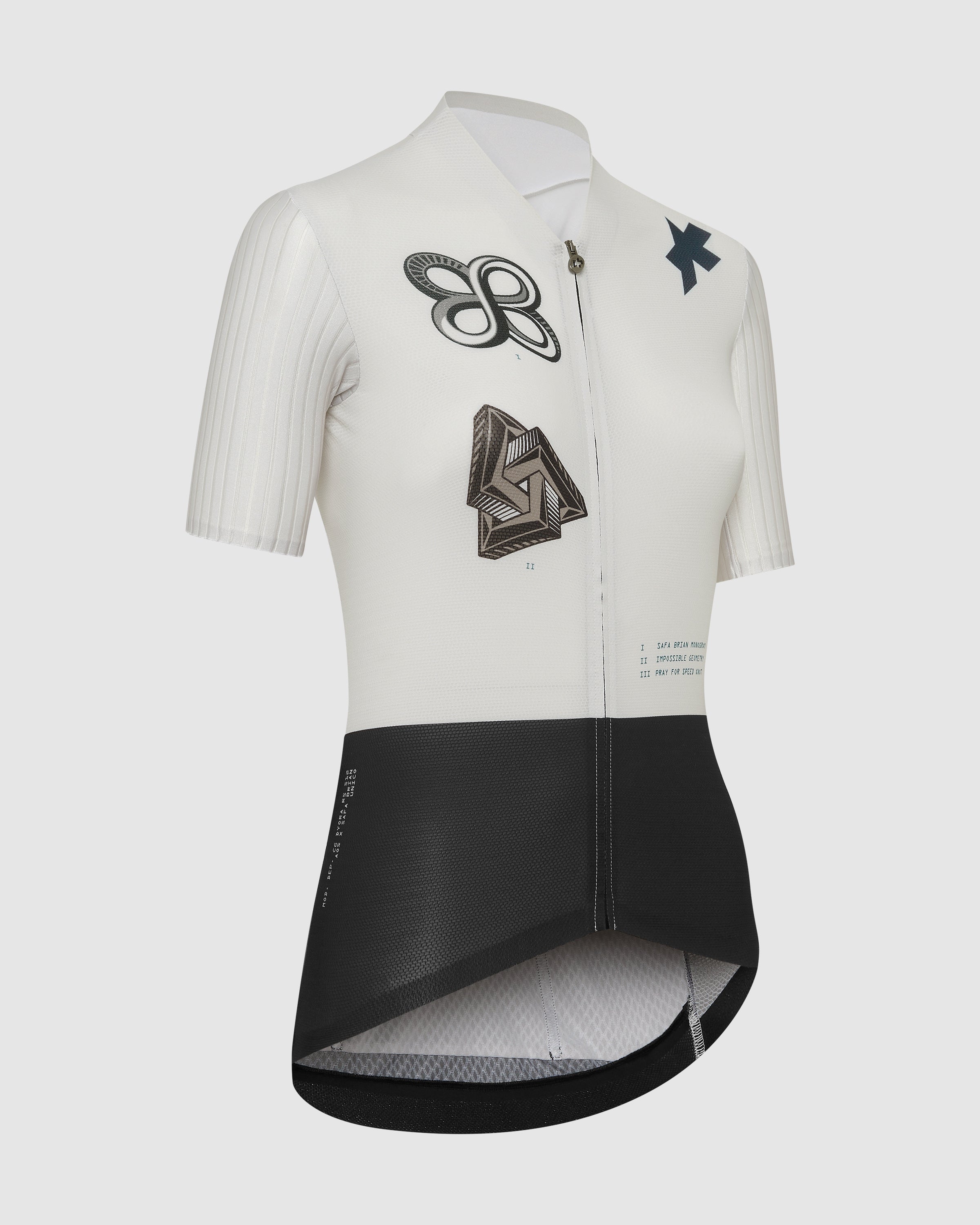 Maillot Manga Corta Assos Dyora RS S11 X Safa Brian Mujer Almond Milk #5