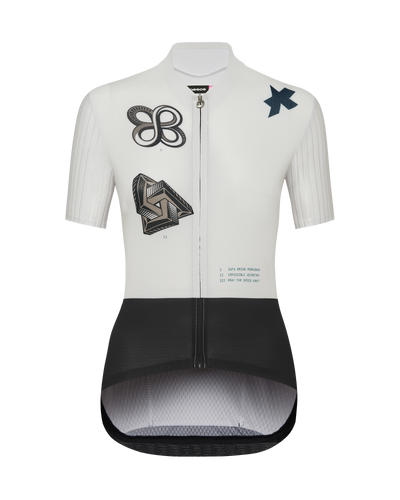 Maillot Manga Corta Assos Dyora RS S11 X Safa Brian Mujer Almond Milk