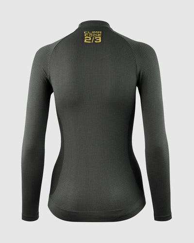 Assos P1 Camiseta Interior Manga Larga Primavera/Otoño Mujer Anthracite Grey #2