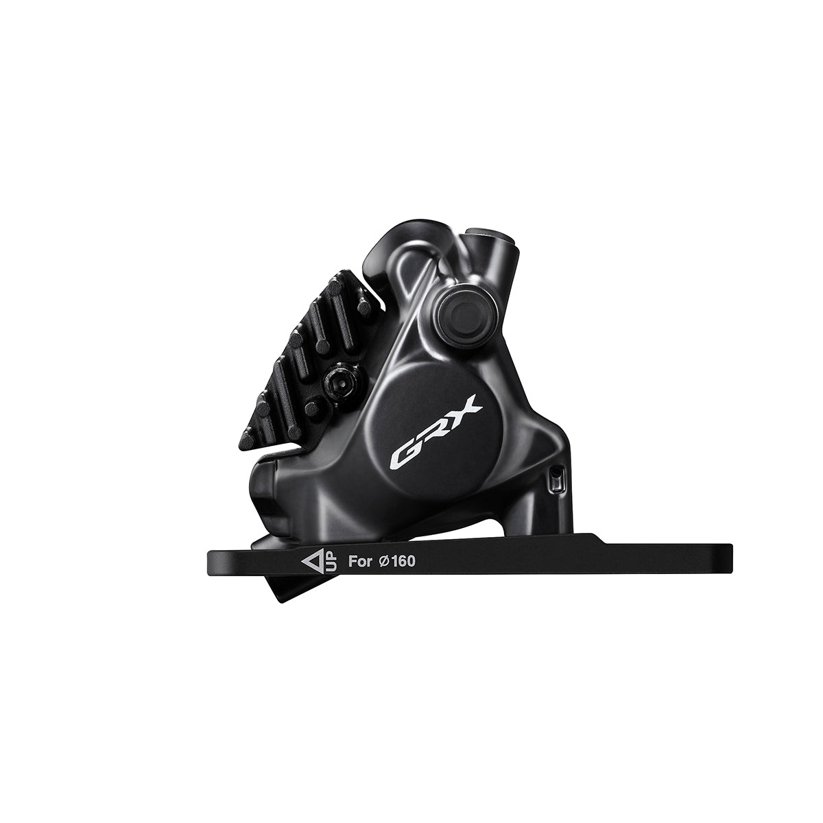 Kit Freno Disco Hidráulico Shimano GRX BR-RX820/BL-RX820 Delantero/Izquierdo Resina Aletas Adaptador 160mm Latiguillo 1000mm Negro