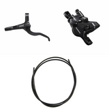 Hydraulic Disc Brake Kit Shimano BR-MT410/BL-MT401 Front/Left Resin Non-Finned/Adapter 1000mm Hose Black