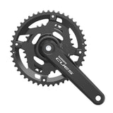 Crankset Shimano Cues FC-U4010-2 46/30t 9/10/11s Without Bottom Bracket Black