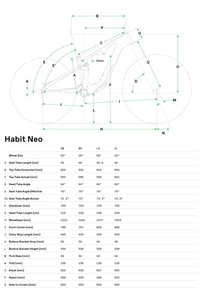 Cannondale eMTB Habit Neo Carbon 3 Storm Cloud #7