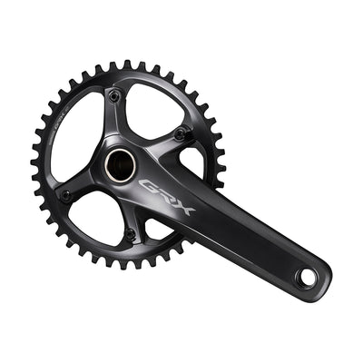Juego Bielas/Plato Shimano GRX FC-RX810-1 Hollowtech II 40d 11v Sin Cazoletas Negro