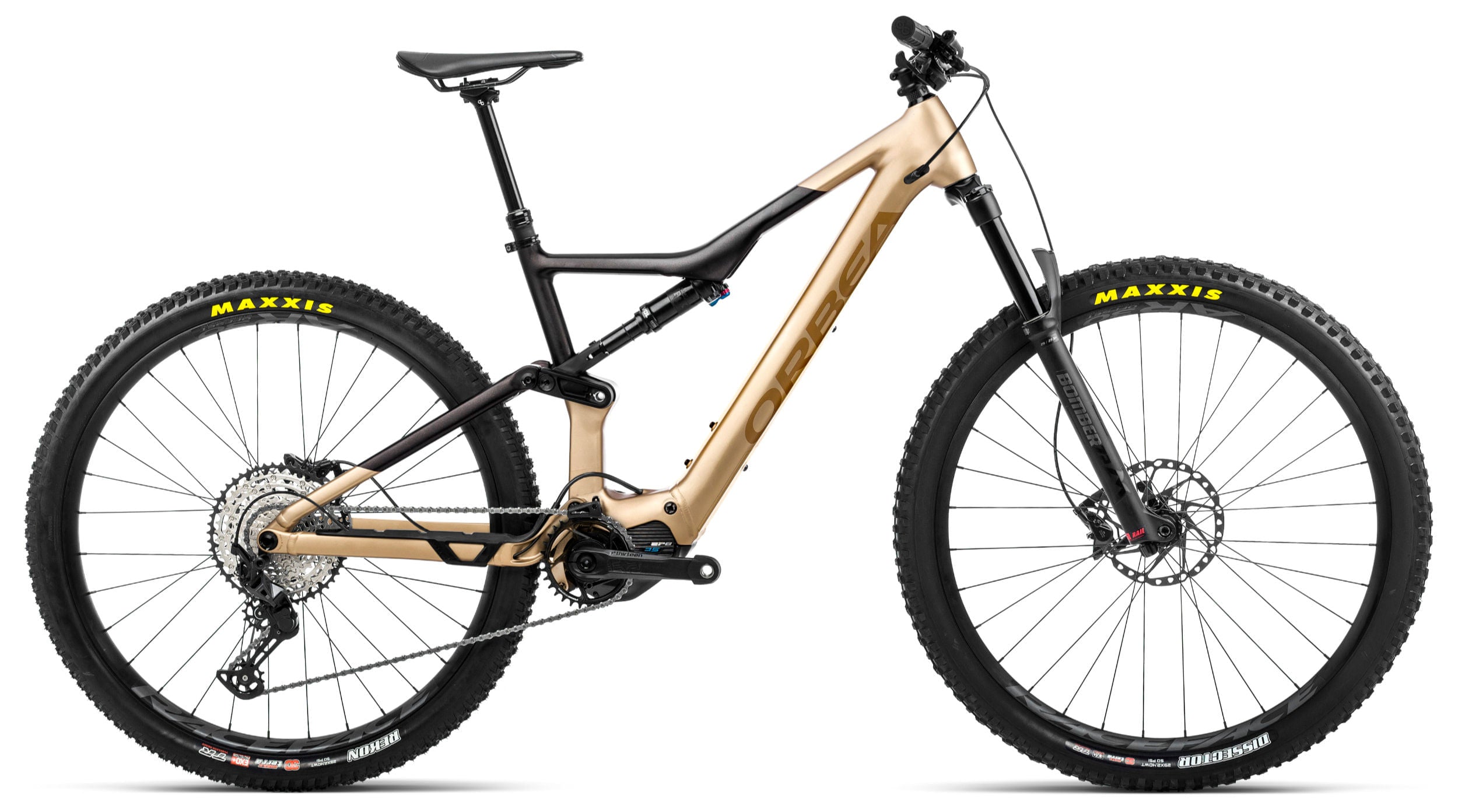 Bicicletas Electricas eTrail Orbea Rise H30 Alloy Baobab Brown/Cosmic Brown Matt