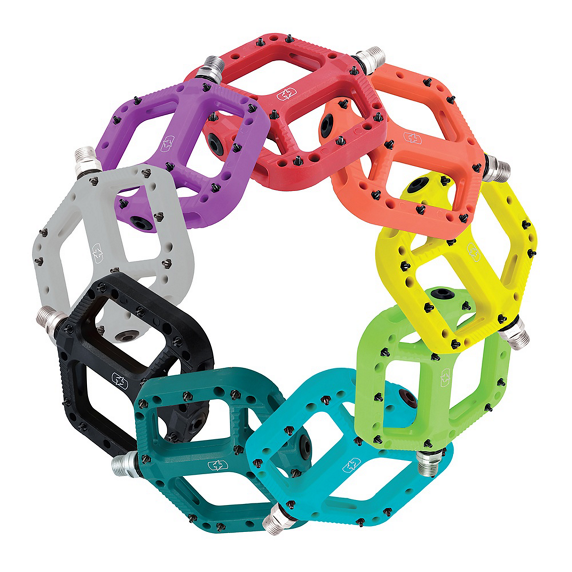 Pedales Plataforma Nailon Oxford Loam 20 Morado #2