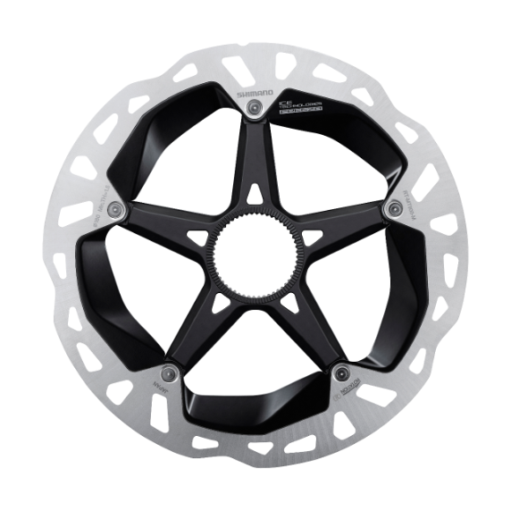Disco Freno Shimano RT-MT900 Center Lock Ice Technologies Freeza 180mm Negro/Gris