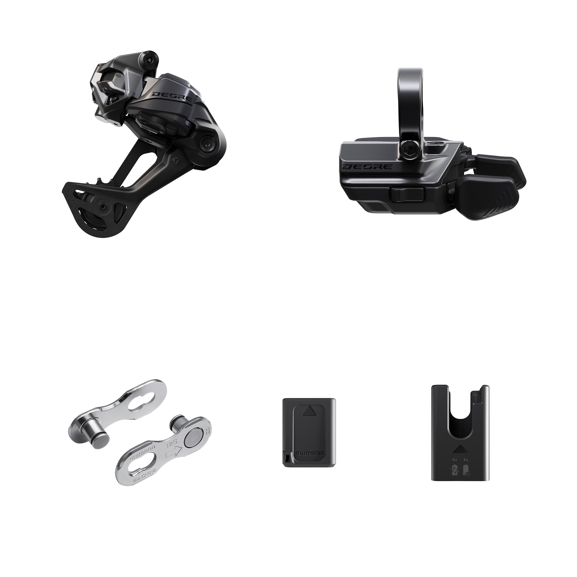 Kit Actualización Cambio Trasero Shimano Deore Di2 RD-M6250-UPG-KIT SGS Abrazadera Negro #2