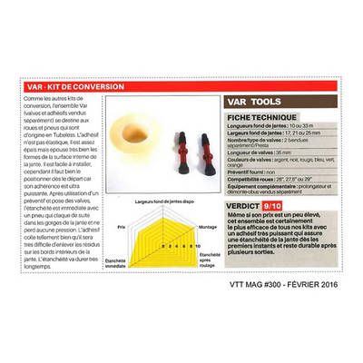 Válvulas Presta VAR 44mm Aluminio Negro #2