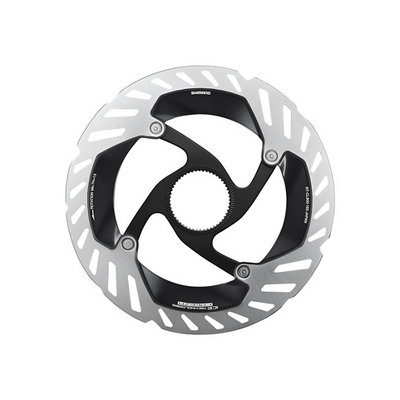 Disco Freno Shimano RT-CL900 Center Lock Ice Technologies Freeza Anillo Cierre Interno Imán Plata/Negro